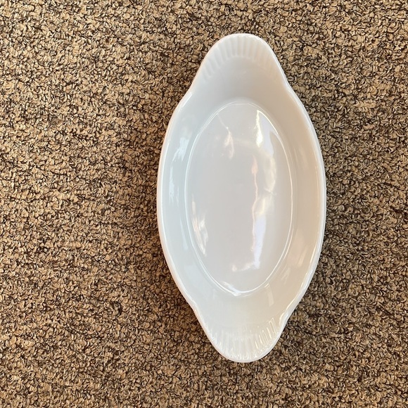 Set of 2  Ramekin Casserole Baking Dish White - Picture 2 of 6